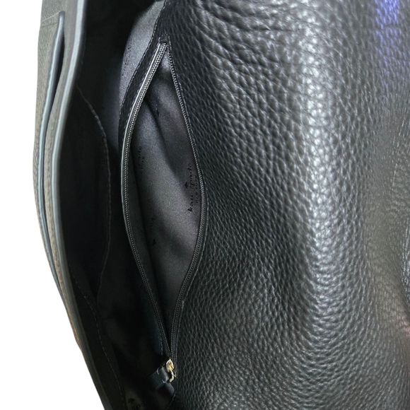 Kate Spade New York Kailee Black Leather Medium Shoulder Crossbody Handbag Purse - Picture 11 of 11
